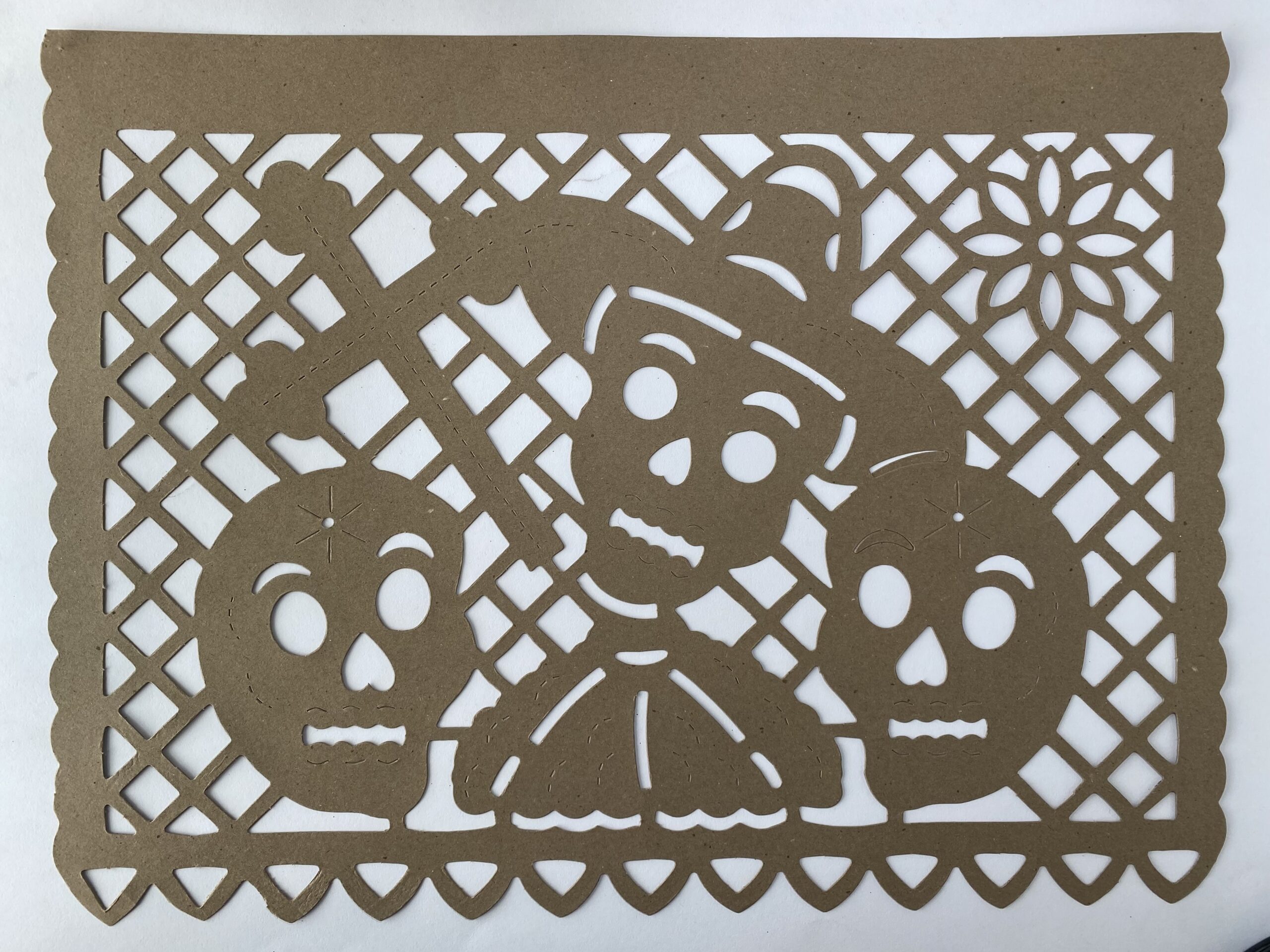 Papel picado para día de muertos